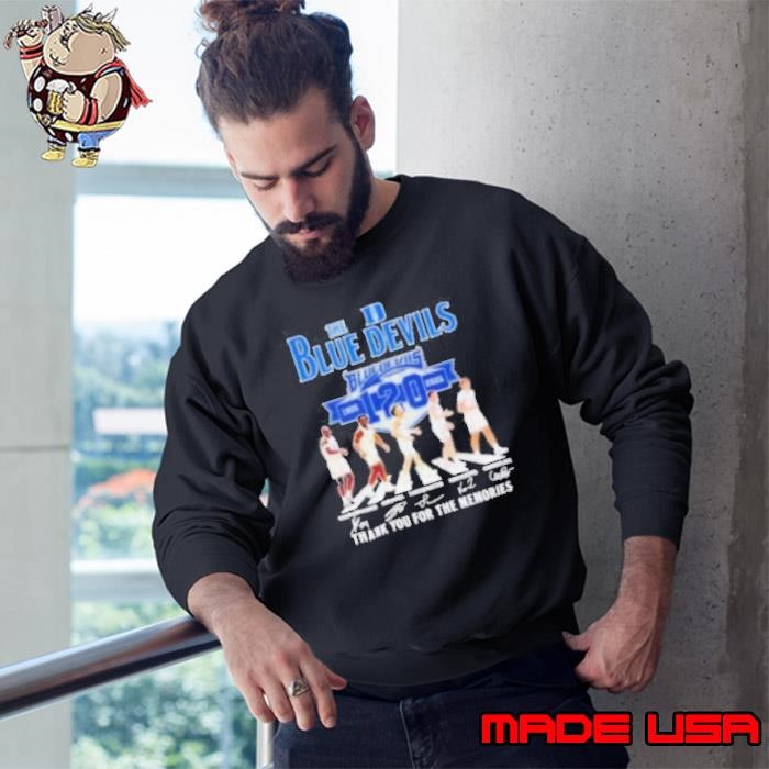 The Duke Blue Devils 120th 1905 2025 thank you for the memories players signatures Sweatshirt