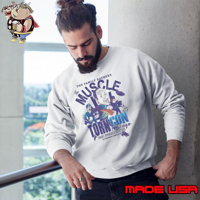 The Family Gathers The Muscle Torn Con Chicago Sweatshirt