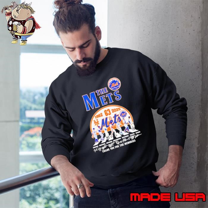 The Mets 1962 2025 thank you for the memories abbey road signature Sweatshirt
