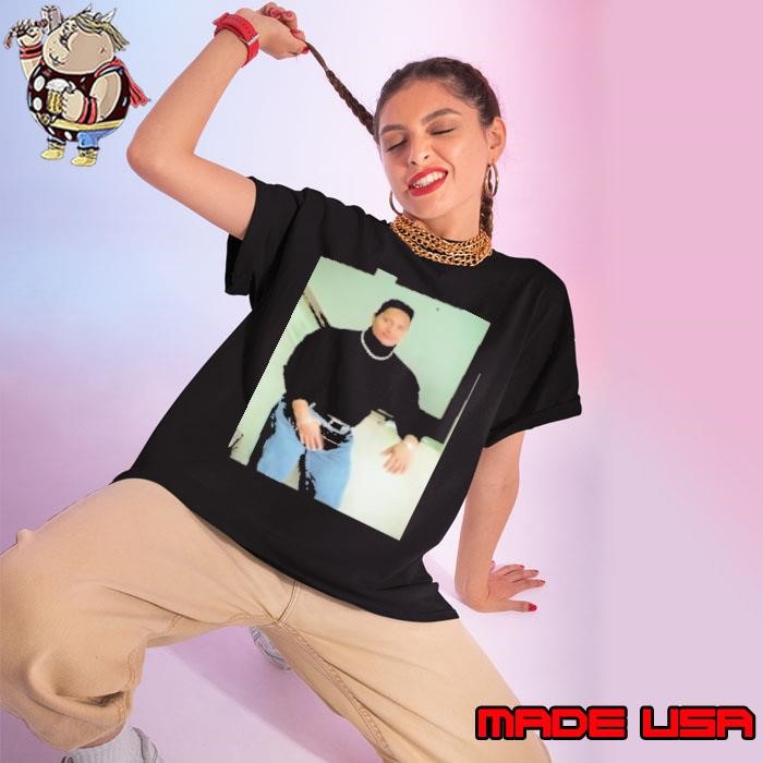 The Rock Black Shirt Dwayne Johnson Turtleneck Photo Ladies tee
