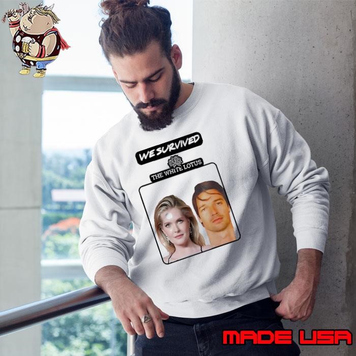 The White Lotus We Survived Cast Characters Minimalist Sweatshirt