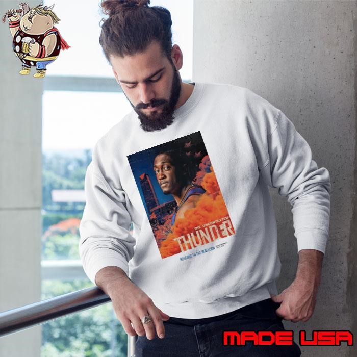 The uncontested Oklahoma City Thunder Welcome to the rebellion NBA playoffs 2025 Sweatshirt