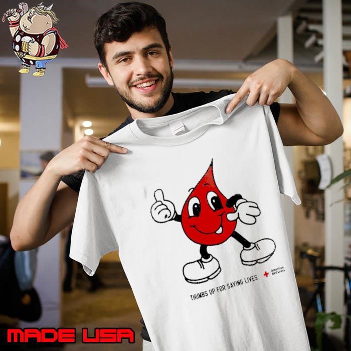 Thumbs up for saving lives American Red Cross mascot Unisex