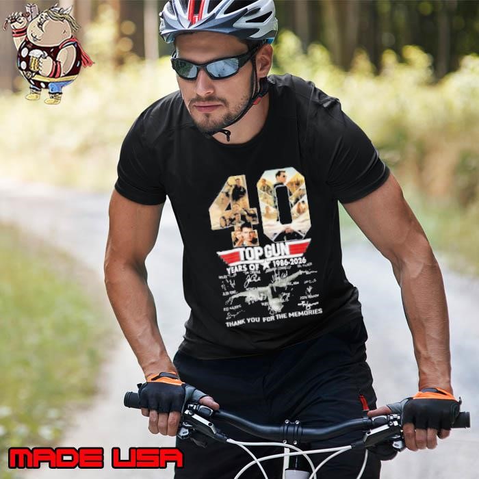 Top Gun 40 Years Of 1986 2026 Thank You For The Memories Unisex