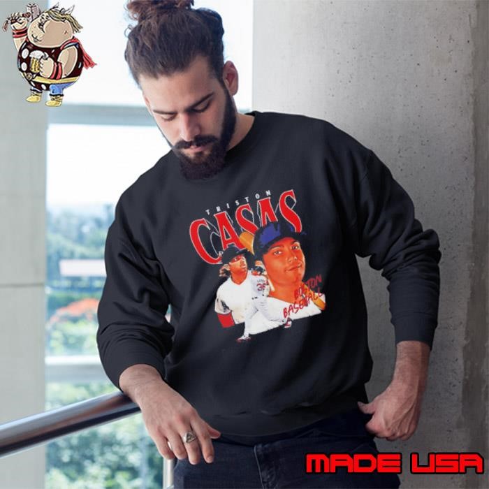 Triston Casas Boston Red Sox Vintage Signature Sweatshirt
