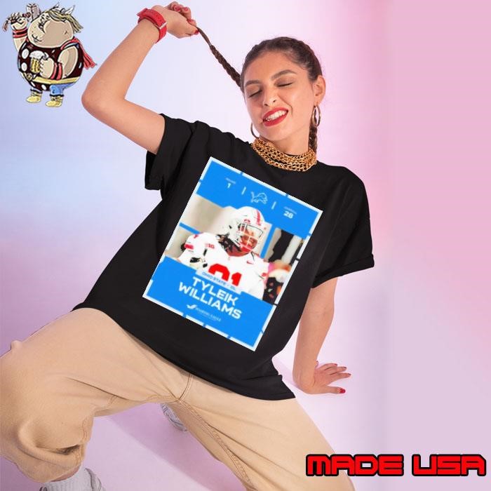 Tyleik Williams Detroit Lions Ohio State Ladies tee