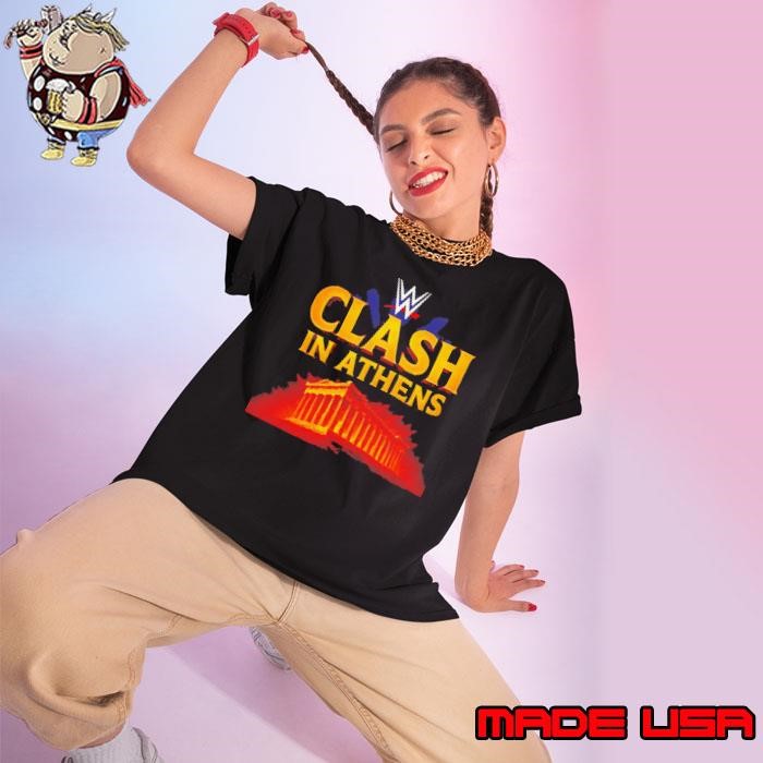 WWE clash in Athens Ladies tee