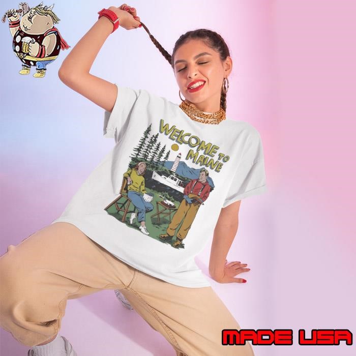 Welcome To Maine Essential Vintage Ladies tee