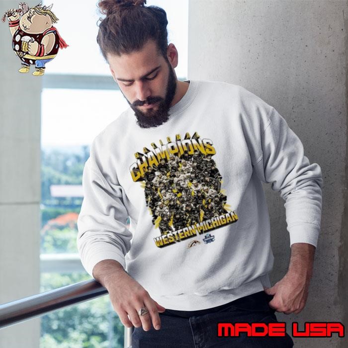 Western Michigan Men’s Ice Hockey March Madness National Champions Team Collage Sweatshirt