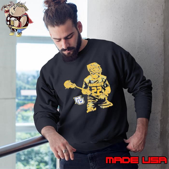 Will Foster Marquette lacrosse illustration Sweatshirt