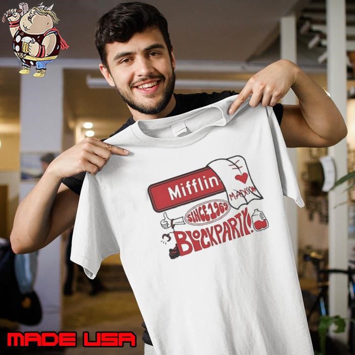 Wisconsin Badgers Mifflin St Block Party Since 1969 Unisex