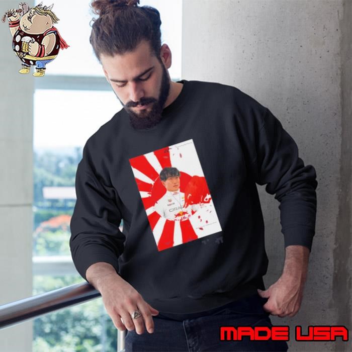 Yuki Tsunoda Formula 1 Japanese GP 2025 Oracle Red Bull Racing Ready For The Challenge Ahead Poster Sweatshirt