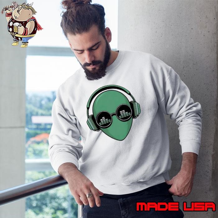 Alien Headphones Equaliser Sweatshirt