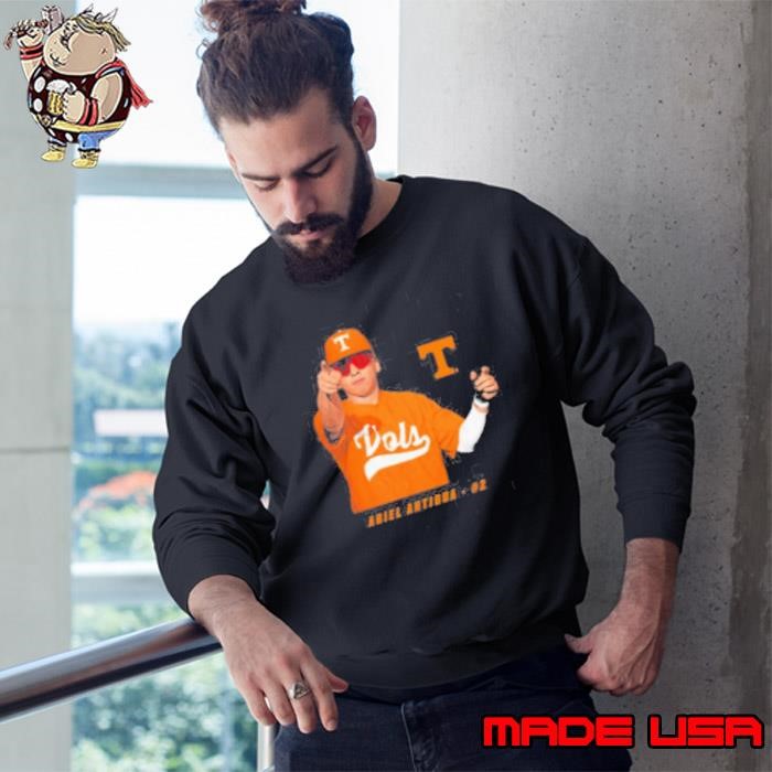 Ariel Antigua #2 Tennessee Vols Baseball NCAA Division I 2025 shirt - Copy Sweatshirt