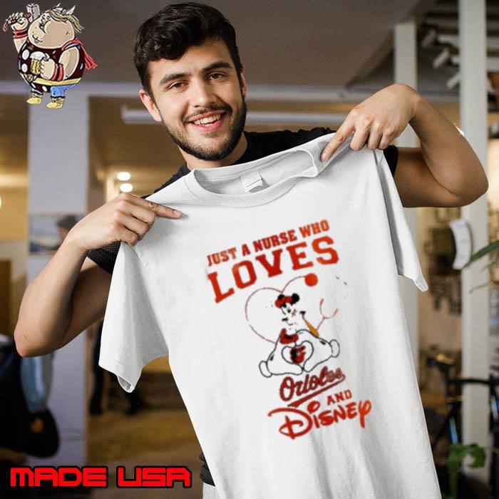 Baltimore Orioles X Mickey Mouse Just A Nurse Who Loves Chicago And 2025 Unisex