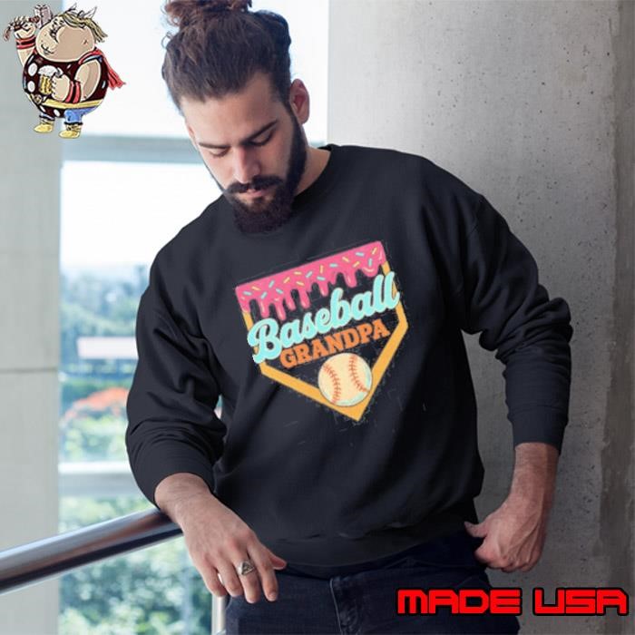 Baseball grandpa ice cream drip Sweatshirt