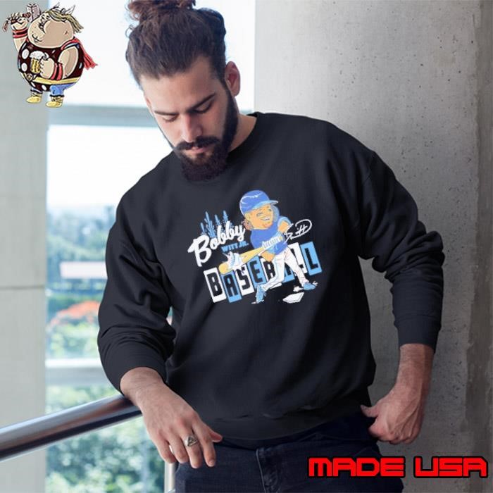 Bobby Witt Jr. baseball signature caricature Sweatshirt