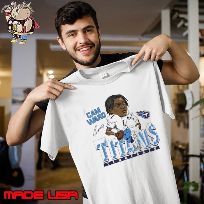 Cam Ward Tennessee Titans caricature signature Unisex