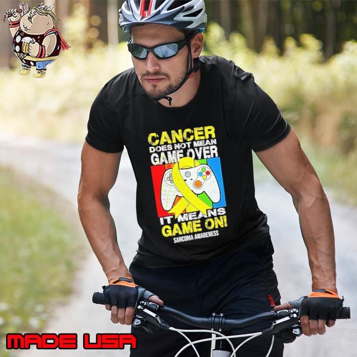 Cancer does not mean game over it means game on retro Unisex