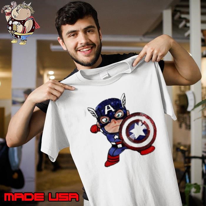Captain America funny cartoon Unisex