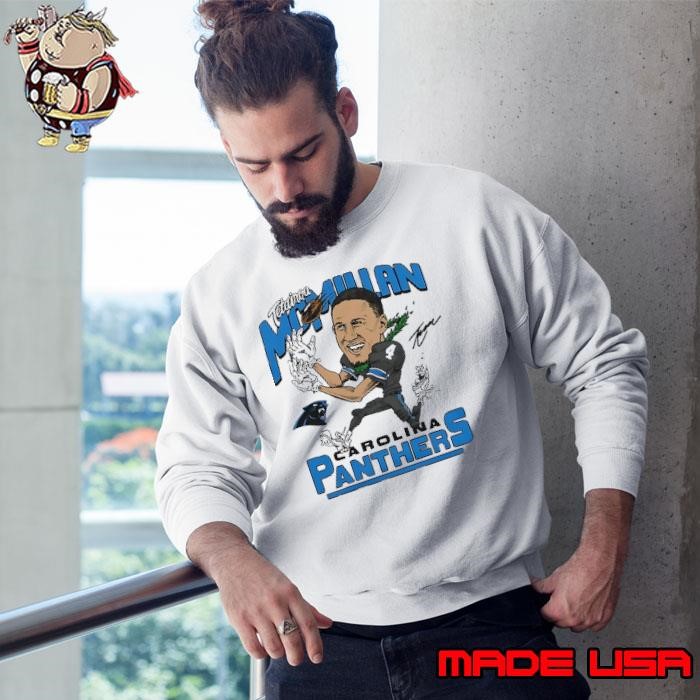 Carolina Panthers Tetairoa McMillan NFL football player cartoon Sweatshirt