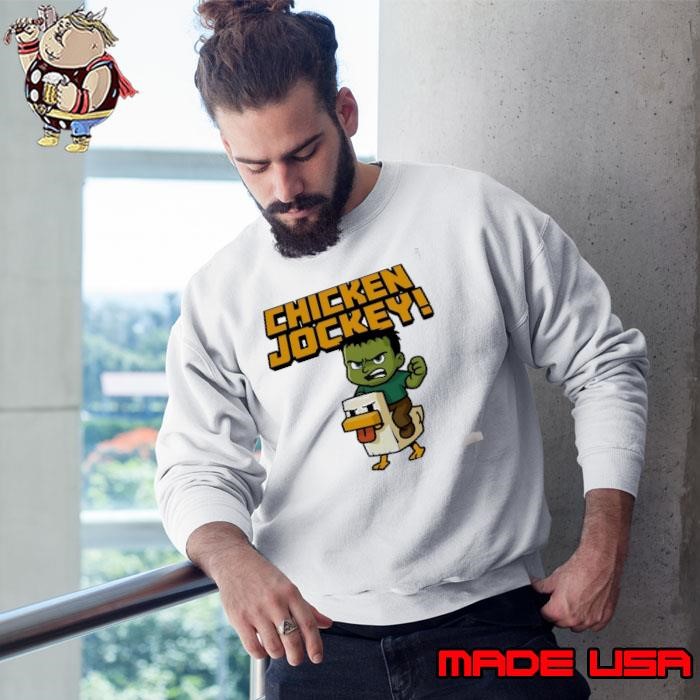 Chicken Jockey Internet phenomenon cartoon Sweatshirt