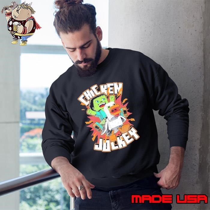 Chicken Jockey cartoon 2025 cute Sweatshirt