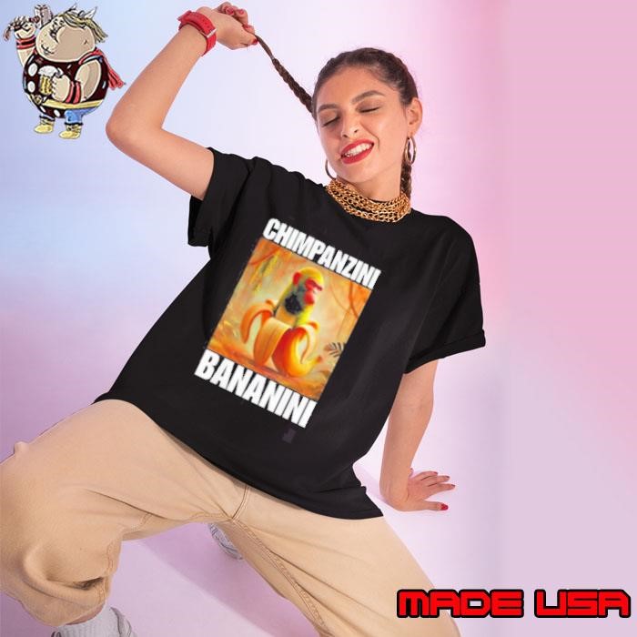 Chimpanzini Bananini Italian Brainrot Ladies tee