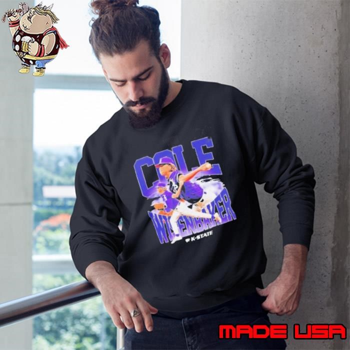 Cole Wisenbaker Kansas State Baseball Player Collage Sweatshirt