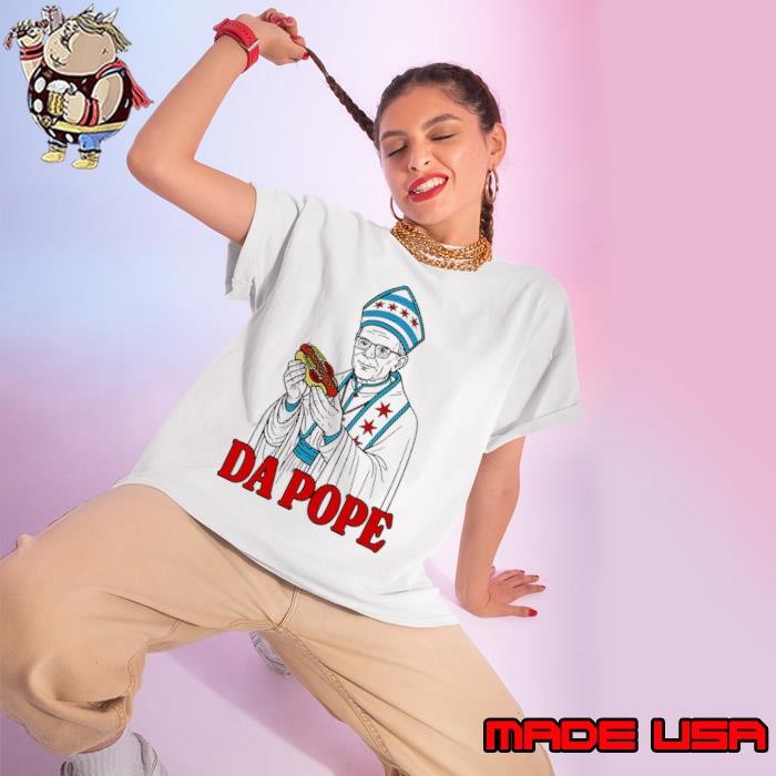 Da Pope hot dog Ladies tee