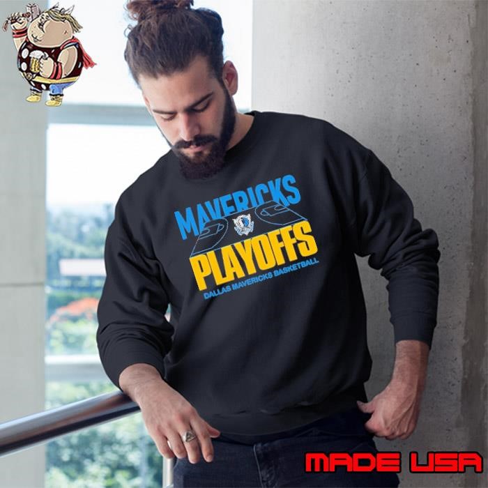 Dallas Mavericks basketball court NBA playoffs Sweatshirt