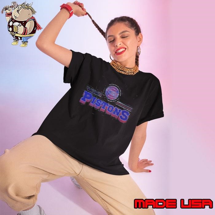 Detroit Pistons Fan Banner Ladies tee