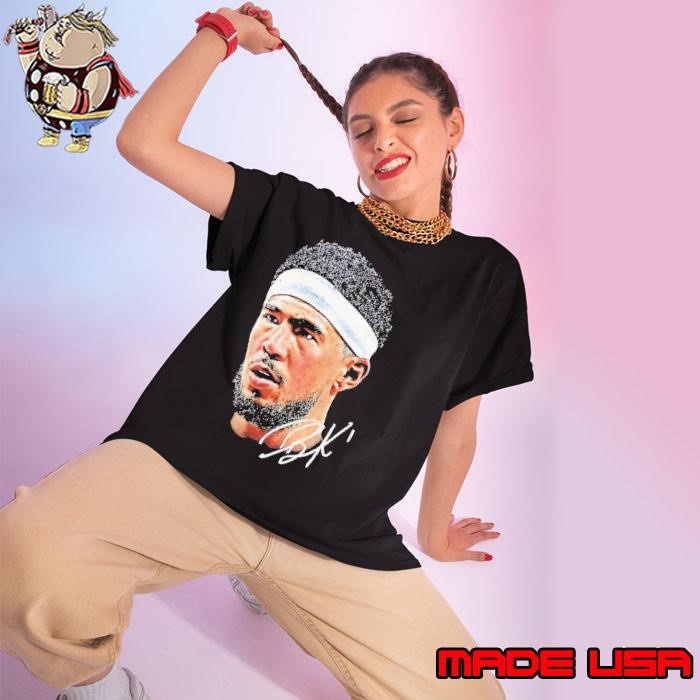 Devin Booker NBA big face signature Ladies tee