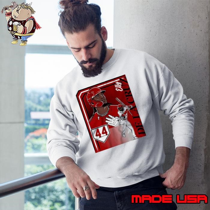 Elly De La Cruz Cincinnati Reds baseball player signature collage frame Sweatshirt