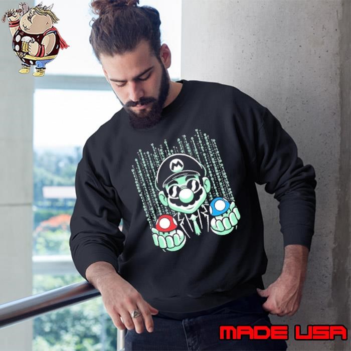 Game mushroom choice matrix code Sweatshirt