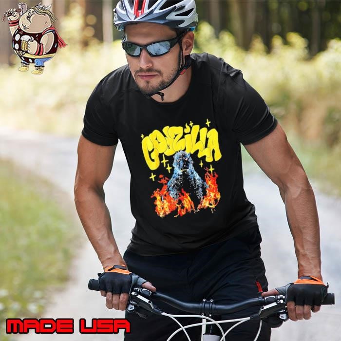Godzilla flames puff Unisex