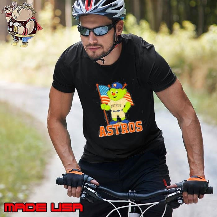 Houston Astros Orbit mascot American flag Unisex