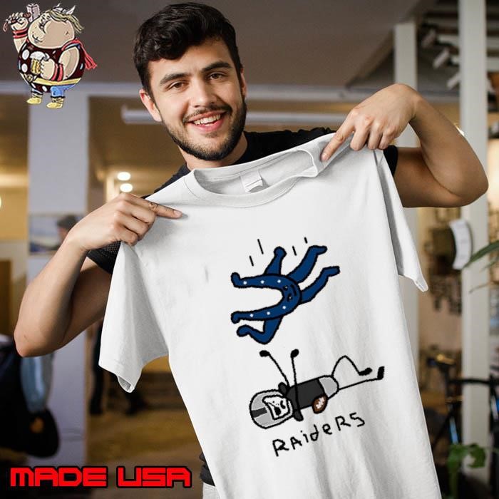 Indianapolis Colts beat Las Vegas Raiders mascot logo Unisex