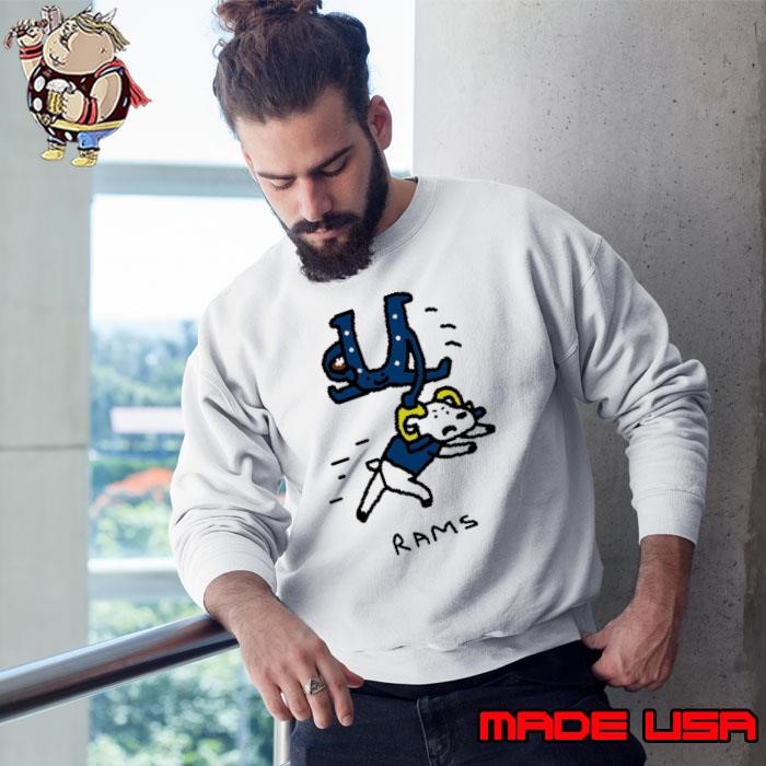 Indianapolis Colts beat Los Angeles Rams mascot logo Sweatshirt