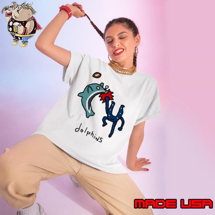 Indianapolis Colts beat Miami Dolphins mascot logo Ladies tee