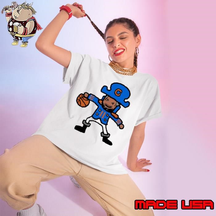 Jalen Brunson Captain Clutch cartoon Ladies tee