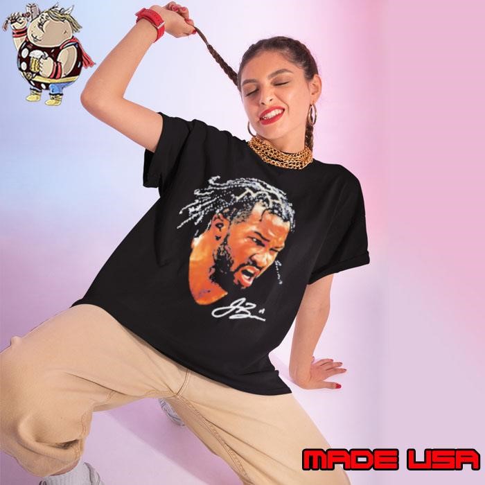 Jalen Brunson NBA New York Knicks big head signature shirt - Copy Ladies tee