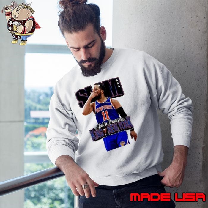 Jalen Brunson New York Knicks SLAM king of New York cover Sweatshirt