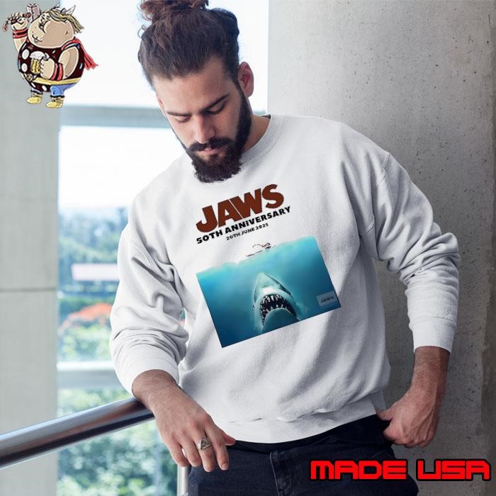 Jaws 50th anniversary 20th june 2025 shark Sweatshirt
