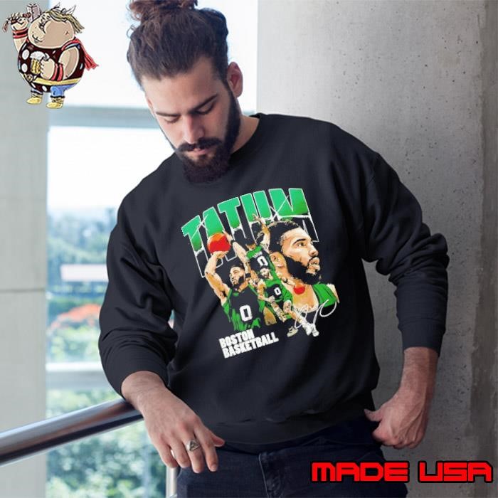 Jayson Tatum Boston Celtics basketball player collage Sweatshirt