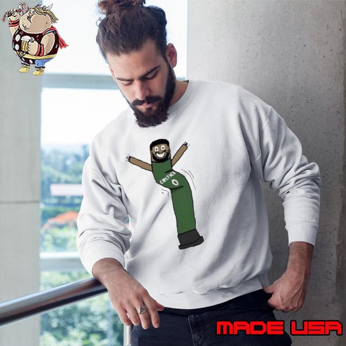 Jayson Tatum Inflate-Tum Boston Celtics Cartoon Sweatshirt
