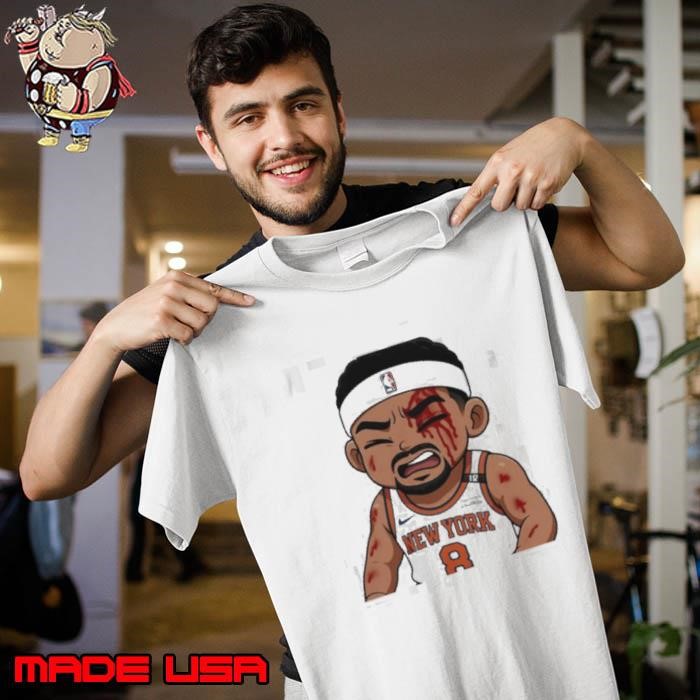 Josh Hart Knicks left bloodied after taking elbow to the face Celtics chibi Unisex