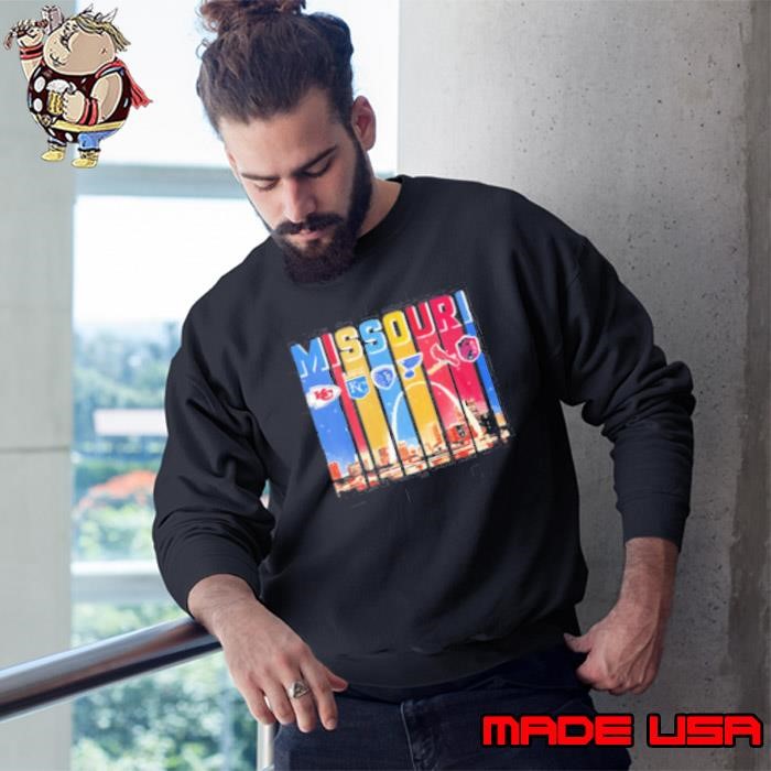 Kansas City Chiefs Royals St. Louis Cardinals Blues Sport City Missouri Sweatshirt
