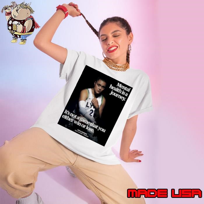 Kayla McBride mental health is a journey it’s not a game that you either win or lose Ladies tee
