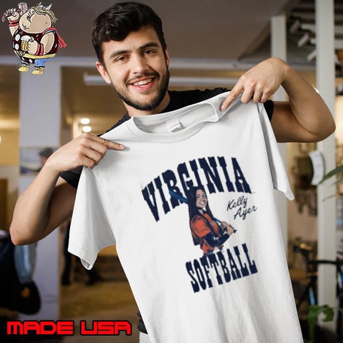 Kelly Ayer Box Letter Virginia Cavaliers Softball NCAA Division I Graphic Unisex